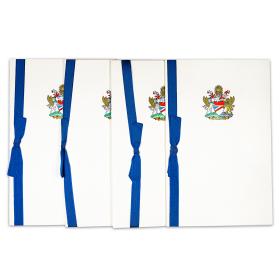 Rare Group of Four Queen Elizabeth II British Airways State Visit Menus