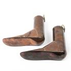 Antique Early 20th Century Pair of Copper Boot Warmers