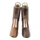 Antique Early 20th Century Pair of Copper Boot Warmers