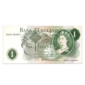 Rare £1 British Banknote Error of Mismatched Numbers