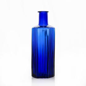Rare Victorian Blue Glass Poison Bottle