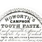 Antique Vitorian Ceramic Toothpaste Pot Lid