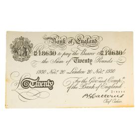 Famous WW2 German Forgery £20 British Banknote
