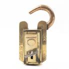 Antique Early 20th Century Brass Padlock