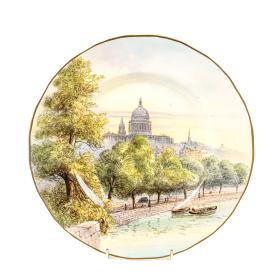 Vintage 1950's Royal Worcester Cabinet Plate