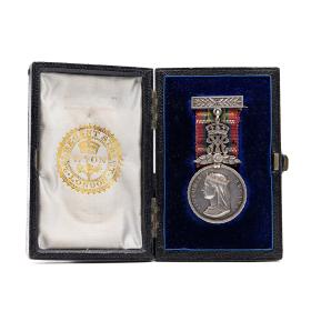 Rare Victorian Silver Long and Faithful Service Medal