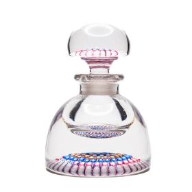 Late Victorian Glass Paperweight Inkwell