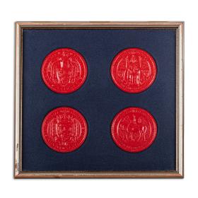 Group of Four Replica Great Seals of Queen Elizabeth I