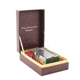 Vintage 1960's Bugatti Chrome Radiator Decanter