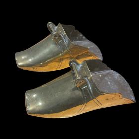 Pair of Brass Spanish Stirrups Conquistador
