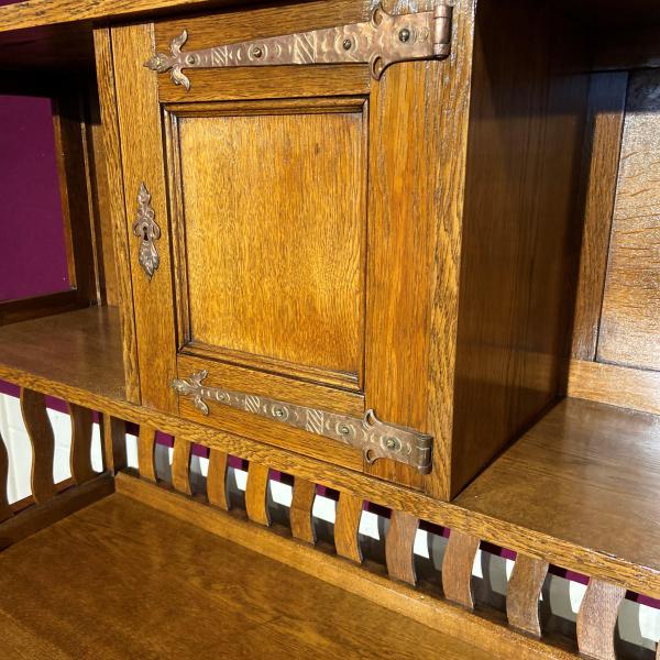 Arts and Crafts Oak Sideboard in the manner of Liberty and Co