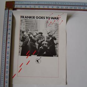 Frankie Goes To Hollywood Goes To War  1984 Original Poster