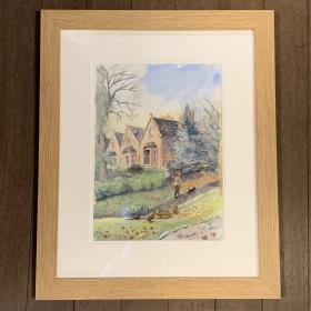 Arboretum View Original Watercolour by Toni Stefaniuk