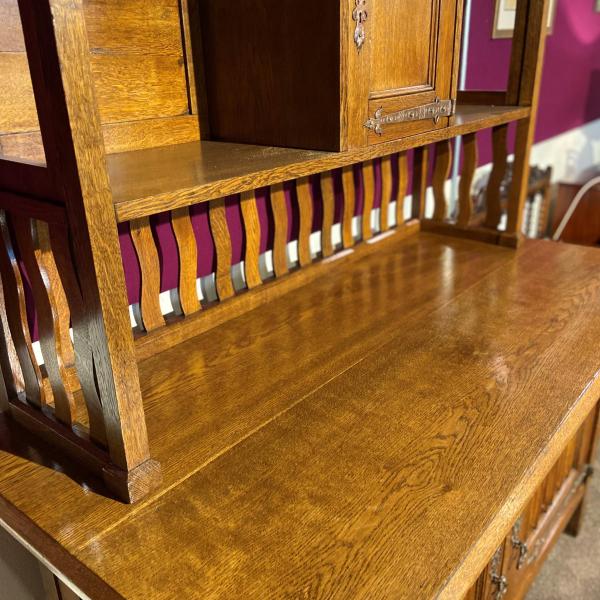 Arts and Crafts Oak Sideboard in the manner of Liberty and Co