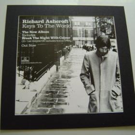 4 x Richard Ashcroft Verve  Rare Posters In Mounts Ready To Frame