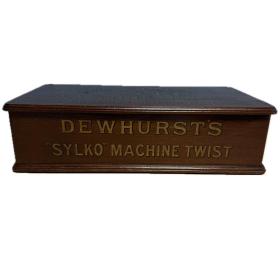 Antique Dewhurst Sewing Thread Advertisement Display Drawers