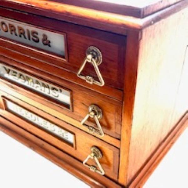 Morris & Yeomen's Sewing Needle Display Cabinet