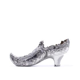 Excellent Antique Sterling Silver Ladies Shoe