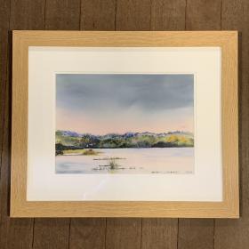 We Come in Peace Original Watercolour by Toni Stefaniuk