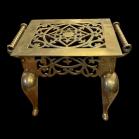 Victorian Brass Trivet Footman