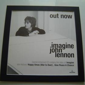 4 x John Lennon Original Rare Posters In Mounts Ready To Frame