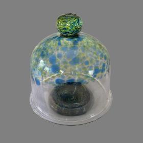 A Cowdy Studio Glass Cheese Dome.