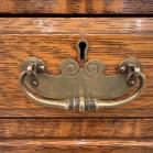 Victorian Oak Pedestal Desk by Edwards & Roberts