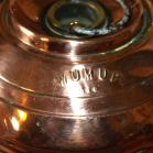 Copper WUMUP Domed Hot Water Bed Warmer. Circa 1890