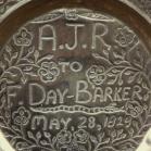 Efik Anglo African Rare Early 1900s Calabar Tribal Punch Decorated Brass Charger