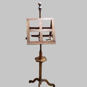 Circa 1880 French Walnut Duet Music Stand