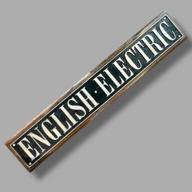 1950s English Electric Locomotive Works Plate