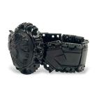 Carved Whitby Jet Bracelet