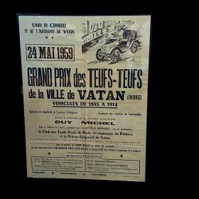 1959 French Motoring Advertising Poster