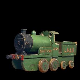 Scratch Built Vintage Model of a Locomotive