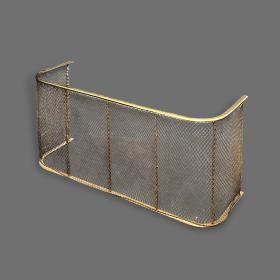 19th Century Brass And Wire Nursery Fender