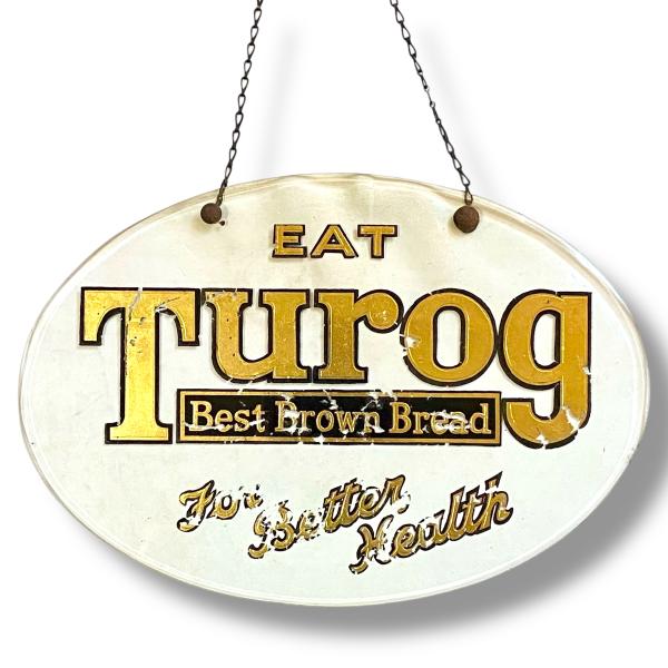1950s Advertising Sign for Turog Bread