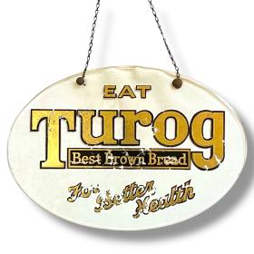 1950s Advertising Sign for Turog Bread