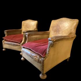 Pair of Mid 19th Century Club Chairs