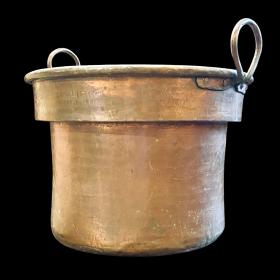 French Antique Large Copper Vessel or Planter