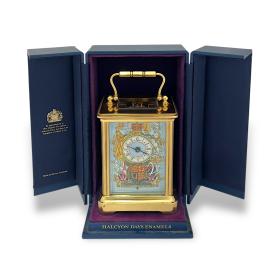 Halcyon Days Golden Jubilee Limited Edition 17/100 Carriage Clock