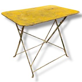 French Folding Bistro Table