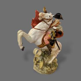 Very Rare 19th Century Ceramic Sculpture of Napoleon