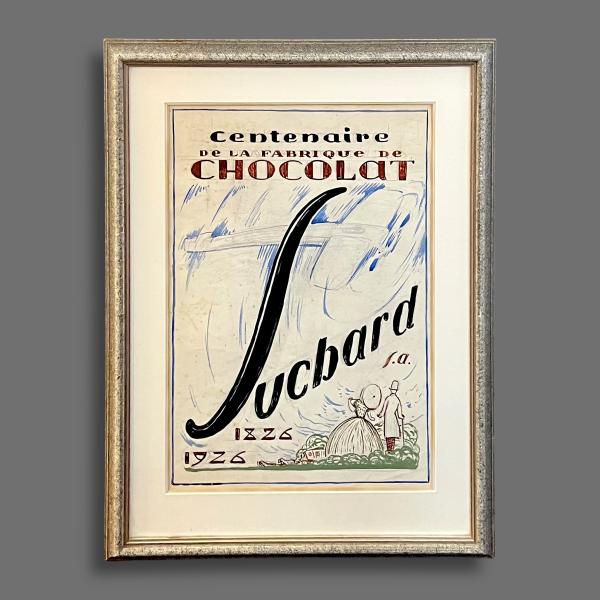 Rare Original Artwork for The Centinery of Suchard Chocolate