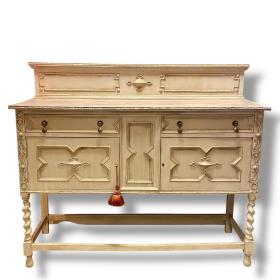 Victorian Pretty Painted Oak Sideboard