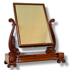 Victorian Mahogany Dressing Table Mirror
