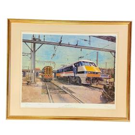 Terence Cuneo Signed Print - Intercity