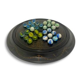 Late Nineteenth Century American Slate Marine Engraved Solitaire Board