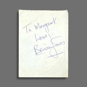 Brian Jones of Rolling Stones - Original Autograph