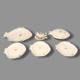Shorter & Son Art Deco Fish Ware Dinner Service