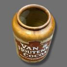 19th Century Ceramic Van Houtens Cocoa Jar